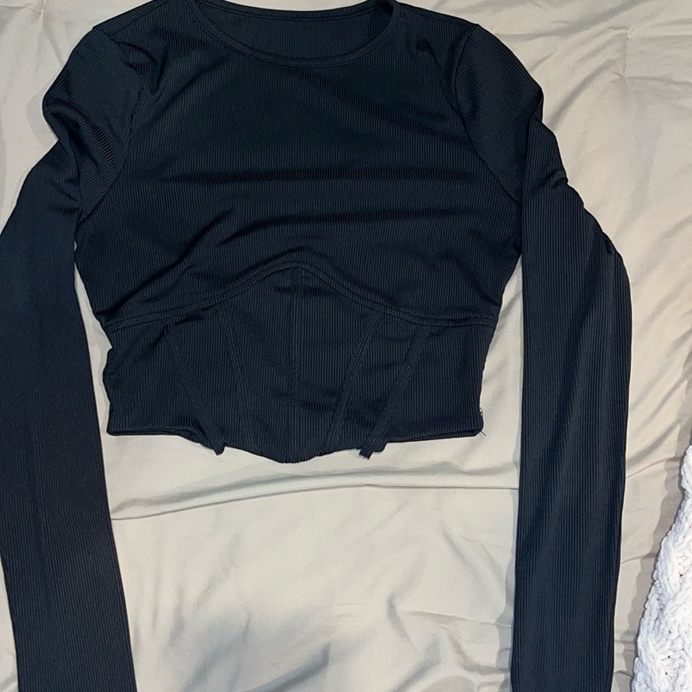 Long Sleeve Corset Top